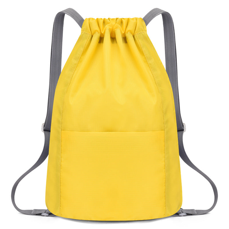 Women's & Men's & Fixed Drawstring Pocket Waterproof Lightweight Backpacks