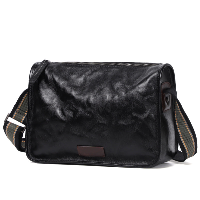 Men's Genuine Leather Retro Trendy Cowhide Men's Messenger Bags