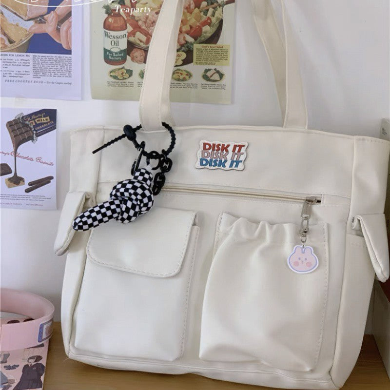 Large Capacity Female Summer Simple Versatile College Crossbody Bags
