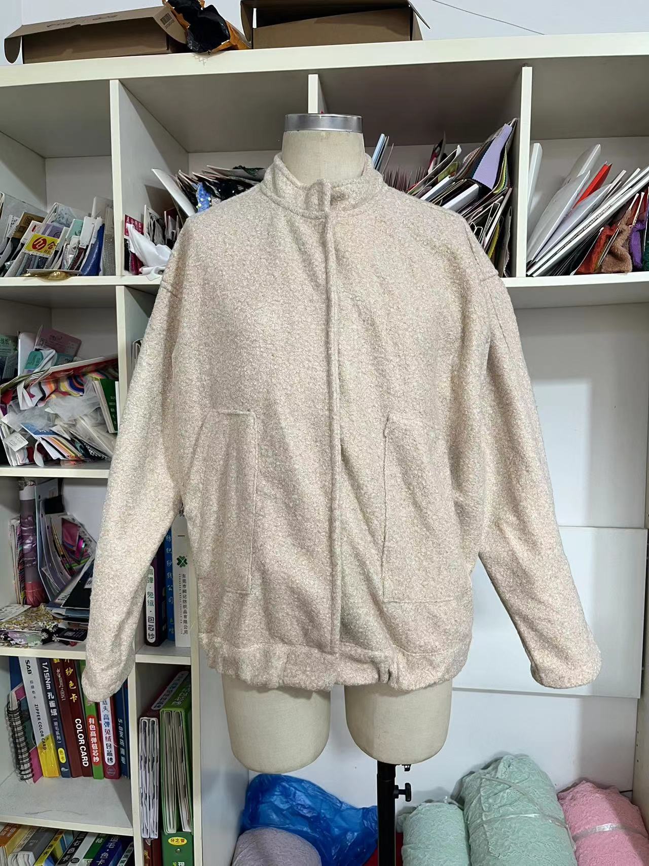 Women's Spring Versatile Casual Pilot Stand Collar Coats