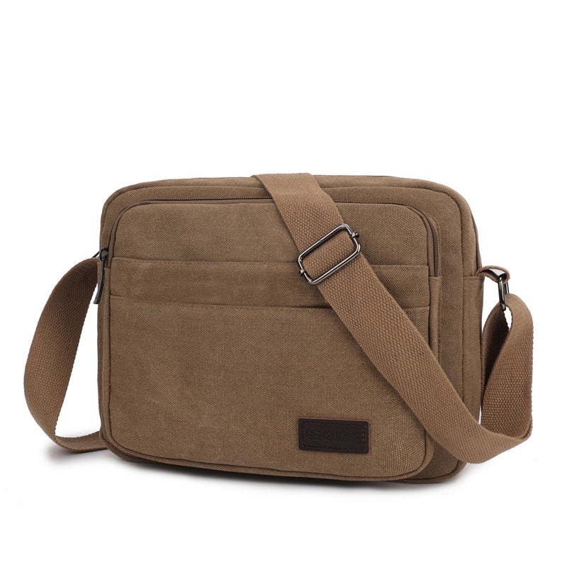 Men's New Canvas Simple Leisure Kit Men's Shoulder Bags