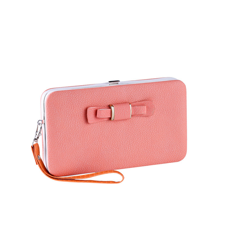 Women's Korean Long Bow Mobile Creative Ladies Wallets