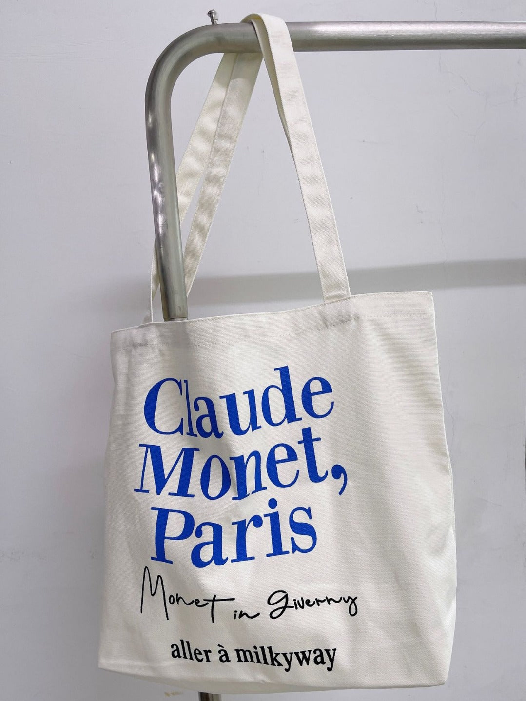Simple Letter French Canvas Korean Style Shoulder Bags