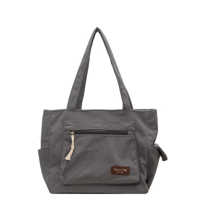 College Portable Versatile Large Capacity Class Shoulder Bags
