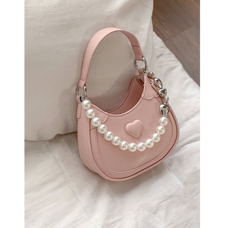 Women's Pearl Trendy Niche Underarm Design Western Bags