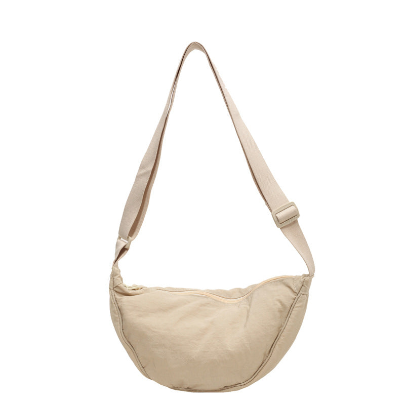 Pleated Dumpling Korean Style Solid Color Shoulder Bags