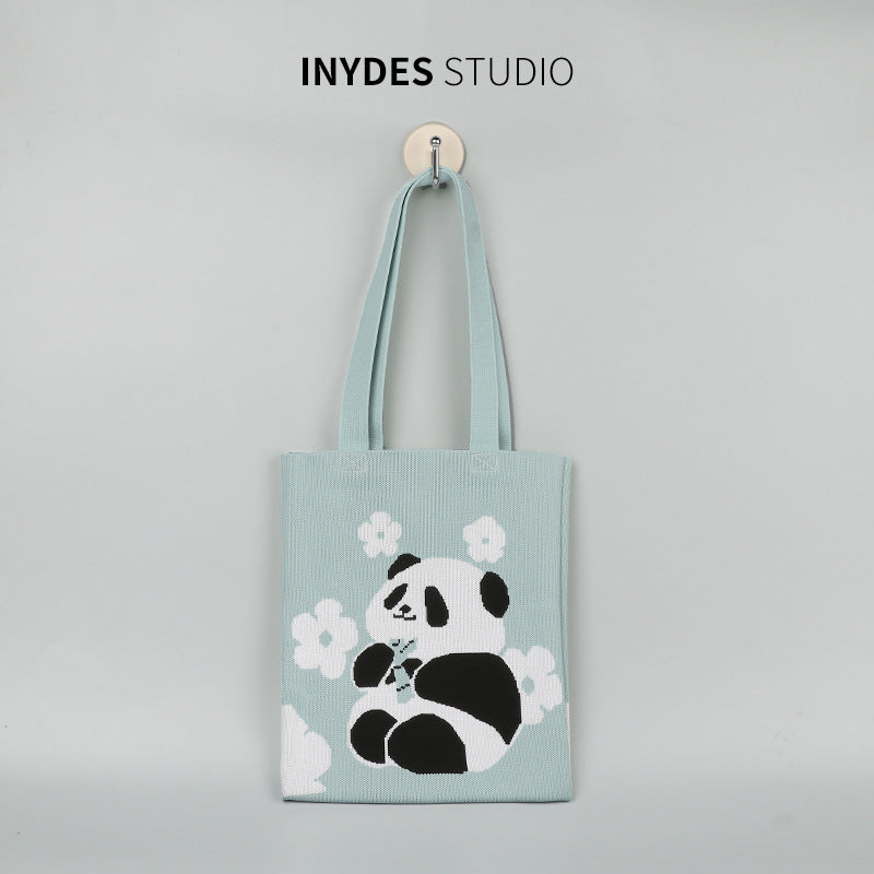 Panda Grandpa Super Large Shopping Big Handbags