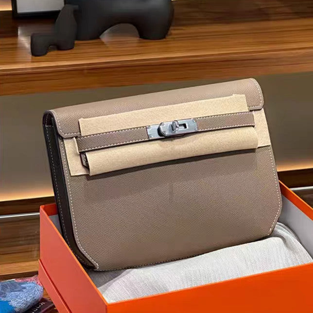 Callie Palm Print Cowhide Street Trendy Bags