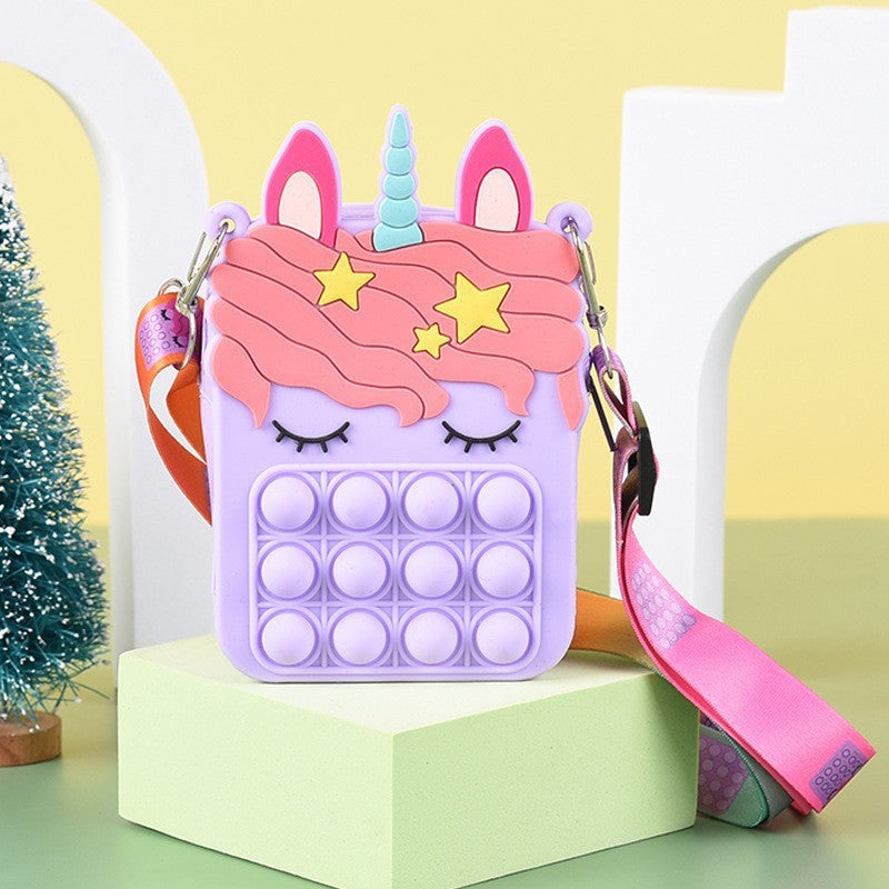 Women's & Children's Unicorn Silicone Cartoon Mouse Killer Pioneer Children's Coin Purse