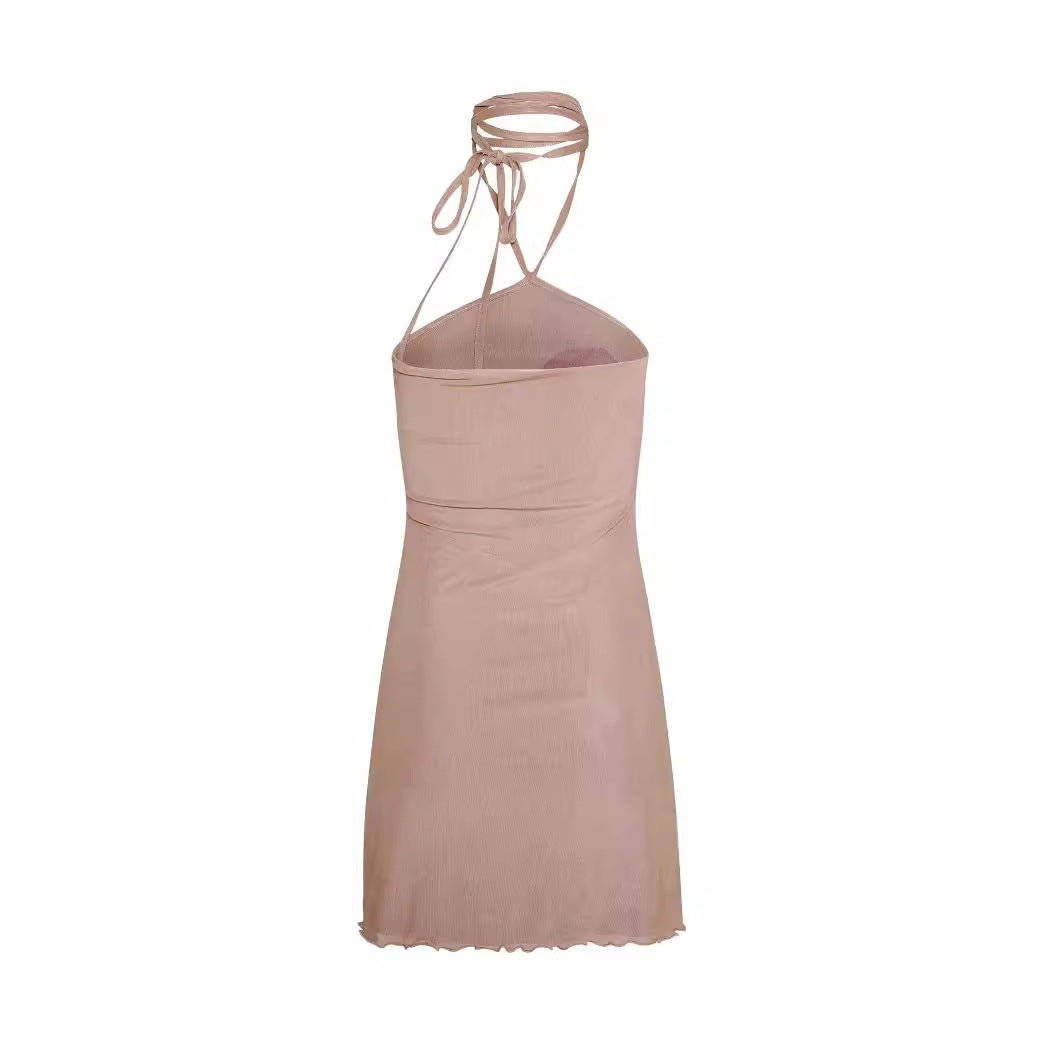 Classic Women's Sexy Hot Flower Halter Dress