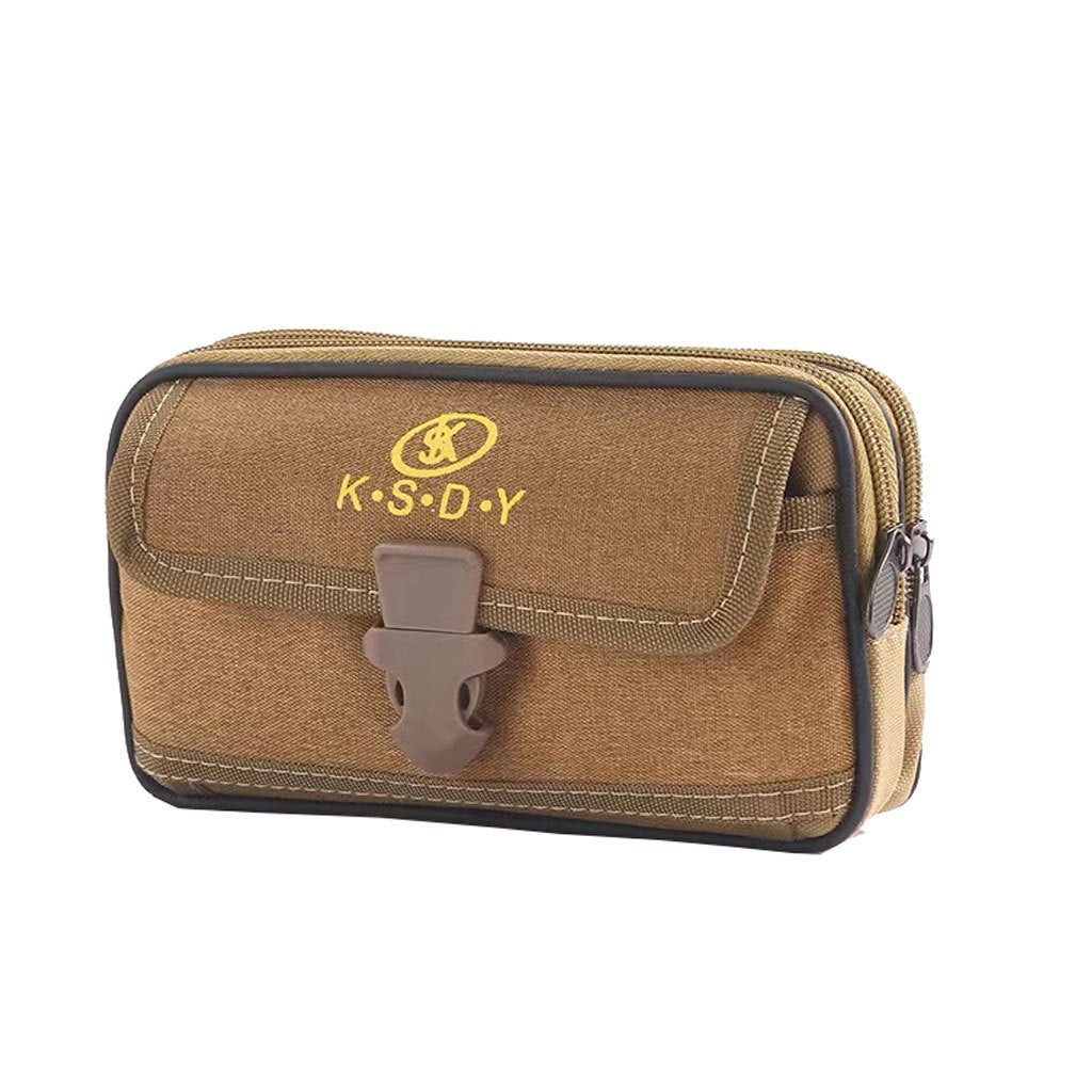 Men's Construction Site Pannier Canvas Mobile Horizontal Bags