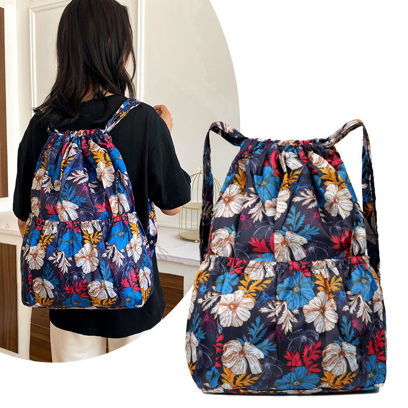 Women's Nylon Bundle Pocket Large Capacity Mummy Backpacks