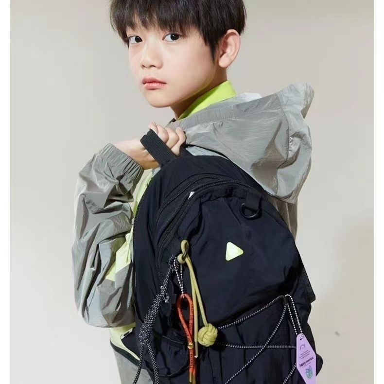 Large Capacity Drawstring Waterproof Simple Boys Backpacks