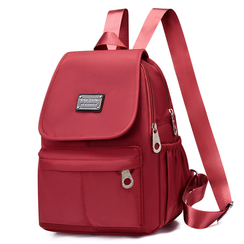 Women's Simple Stylish Lightweight Waterproof Large Capacity Backpacks