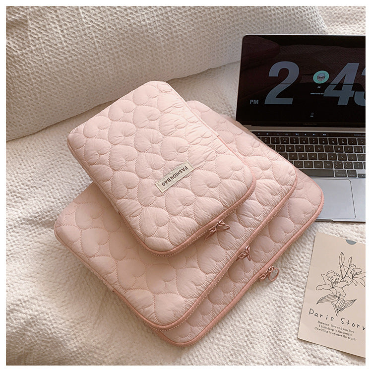 Cute Love Computer Liner Inch Protective Bags