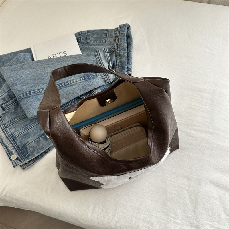 Retro Commuter Large Capacity Female Popular Shoulder Bags