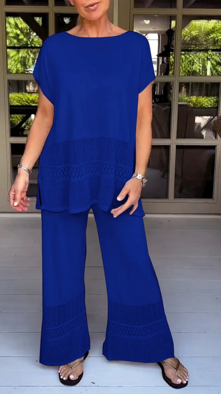 Women's Two-piece Set Casual Fashion Loose Elastic Suits