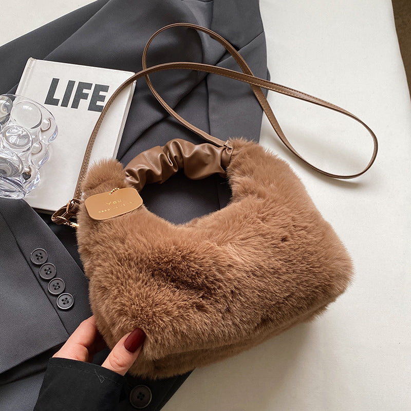 Women's Niche High Sense Winter Versatile Fashion Shoulder Bags