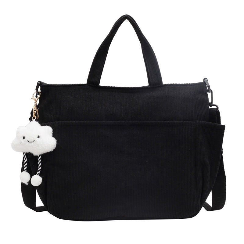 Women's Large Capacity Commuter Class Minority Cloth Bags
