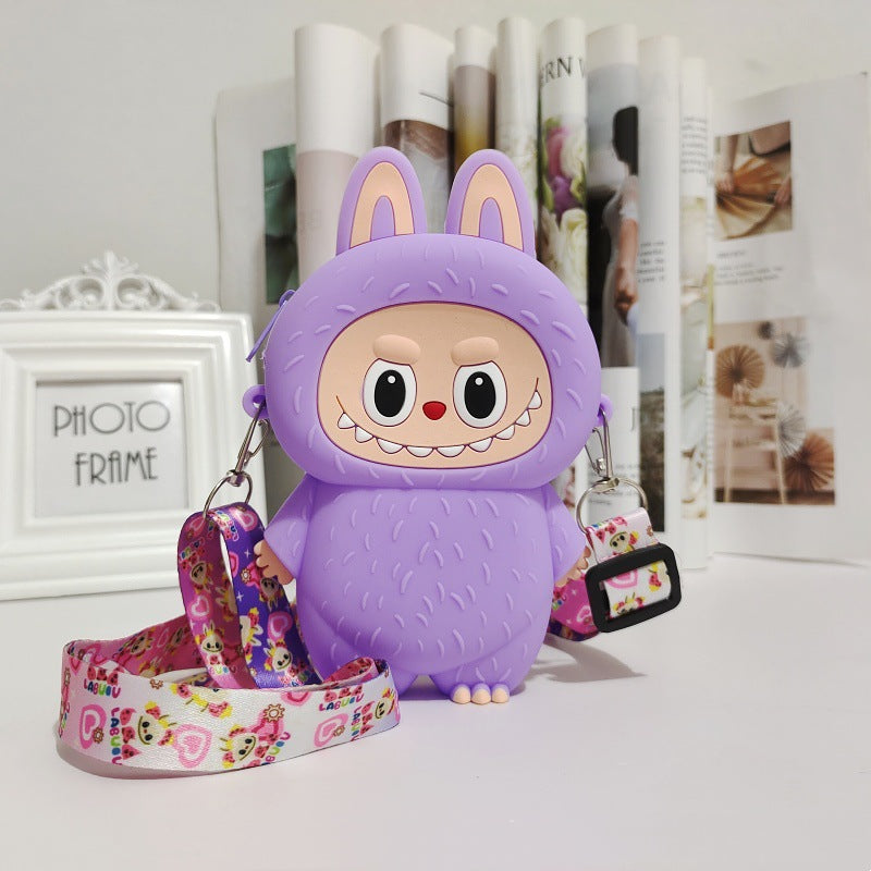 Children's Cloth Cartoon Change Clothing Silicone Go Children's Coin Purse