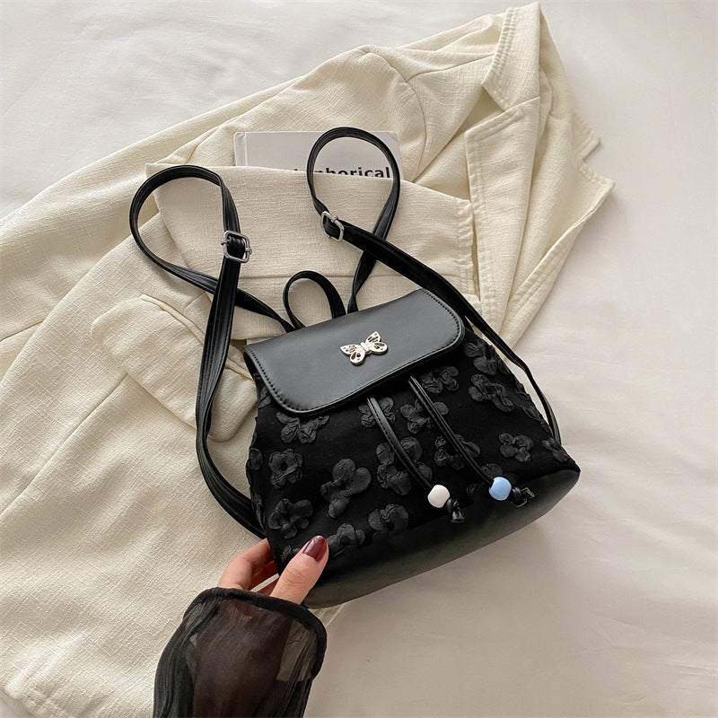 Korean Style Fashion Design Flower Butterfly Backpacks