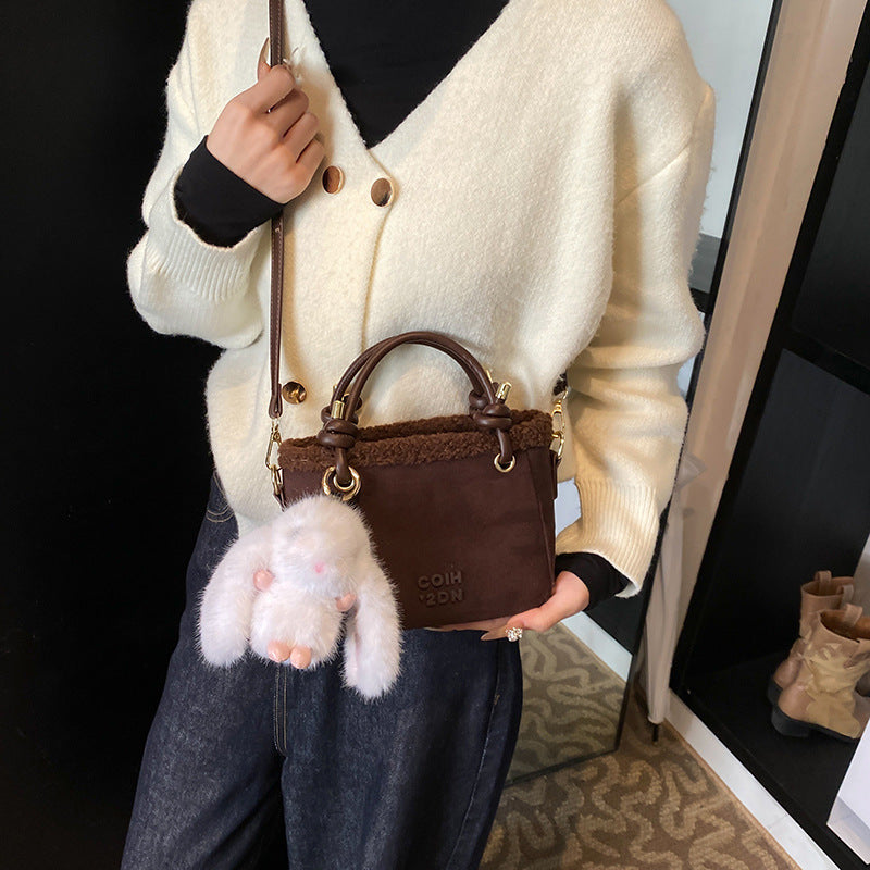Women's Retro Leisure Winter Fashion Korean Simple Shoulder Bags