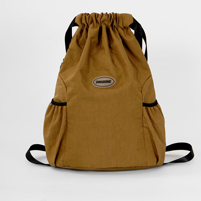 Women's & Men's & Fashion Lightweight Drawstring Fitness Buggy Backpacks