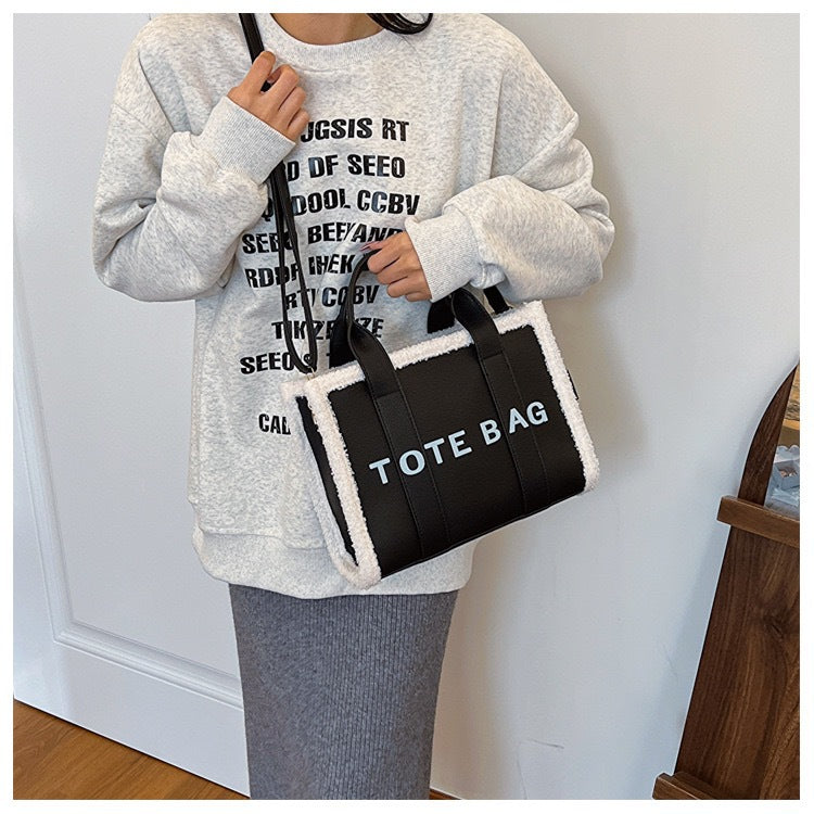Women's Large Capacity Burr Fashionable Solid Color Crossbody Bags