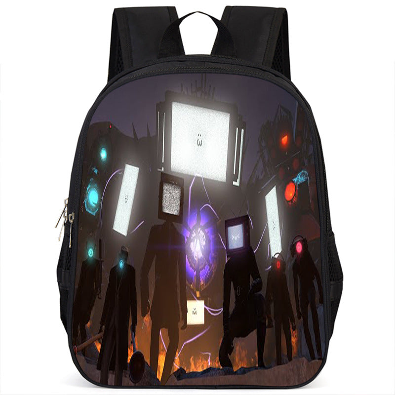 Electric Drill Red Lotus Monitor Inch Backpacks