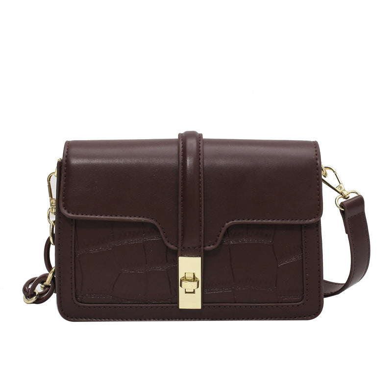 Women's Fashionable Korean Style Stone Pattern Crossbody Bags