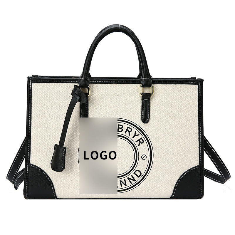 Women's Large Capacity Portable Retro Trendy Printed Shoulder Bags