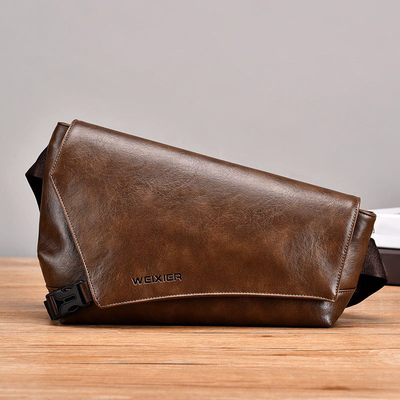 Men's High-grade Waterproof Large Capacity Simple Men's Shoulder Bags