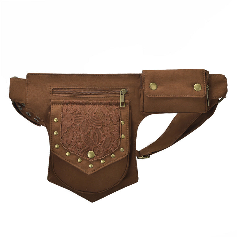 Women's & Men's & Vintage Fashion Multifunctional Storage Mobile Men's Waist Packs