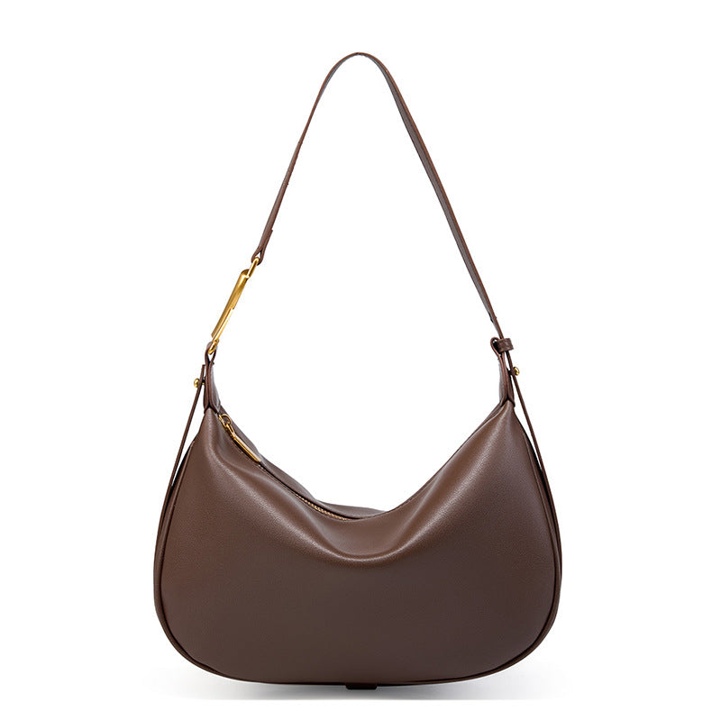 Women's Niche Underarm Summer Dumpling High-grade Leather Crossbody Bags