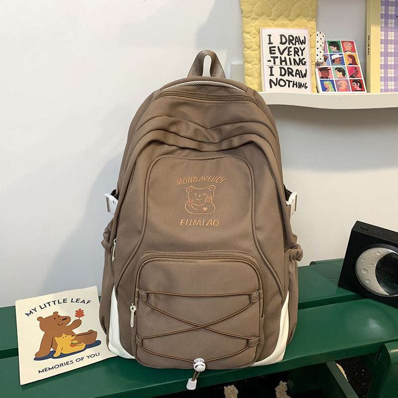 Slouchy Unique Lightweight Junior High Female Backpacks