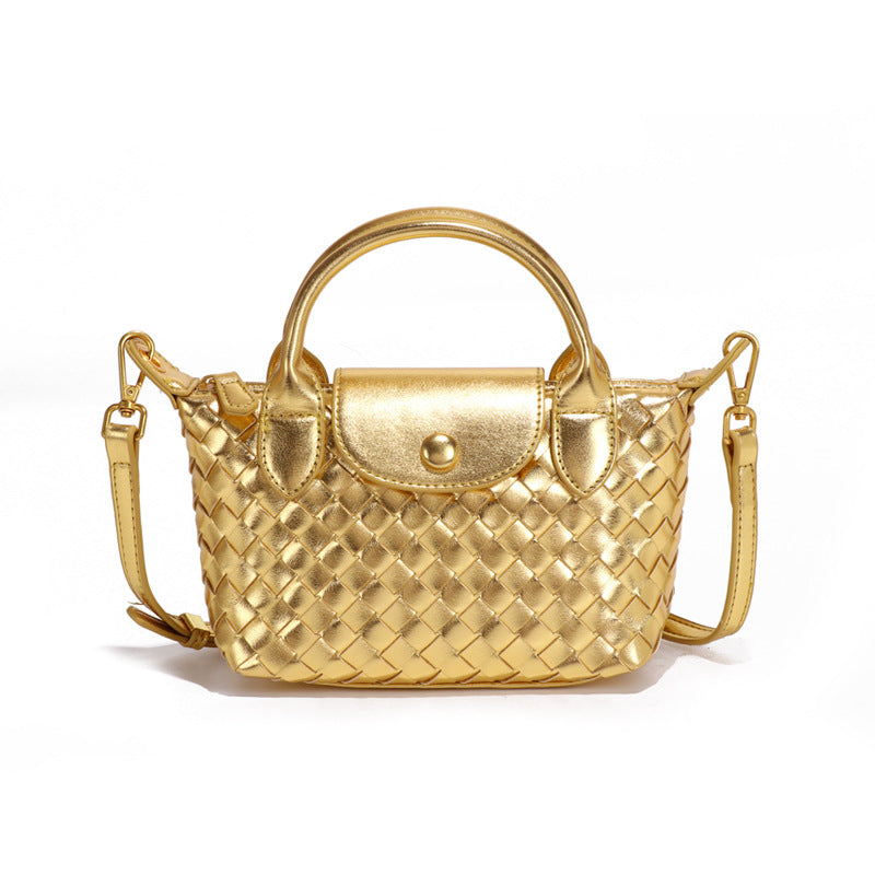 Woven Dumpling Texture Popular Portable Fashion Armpit Bags