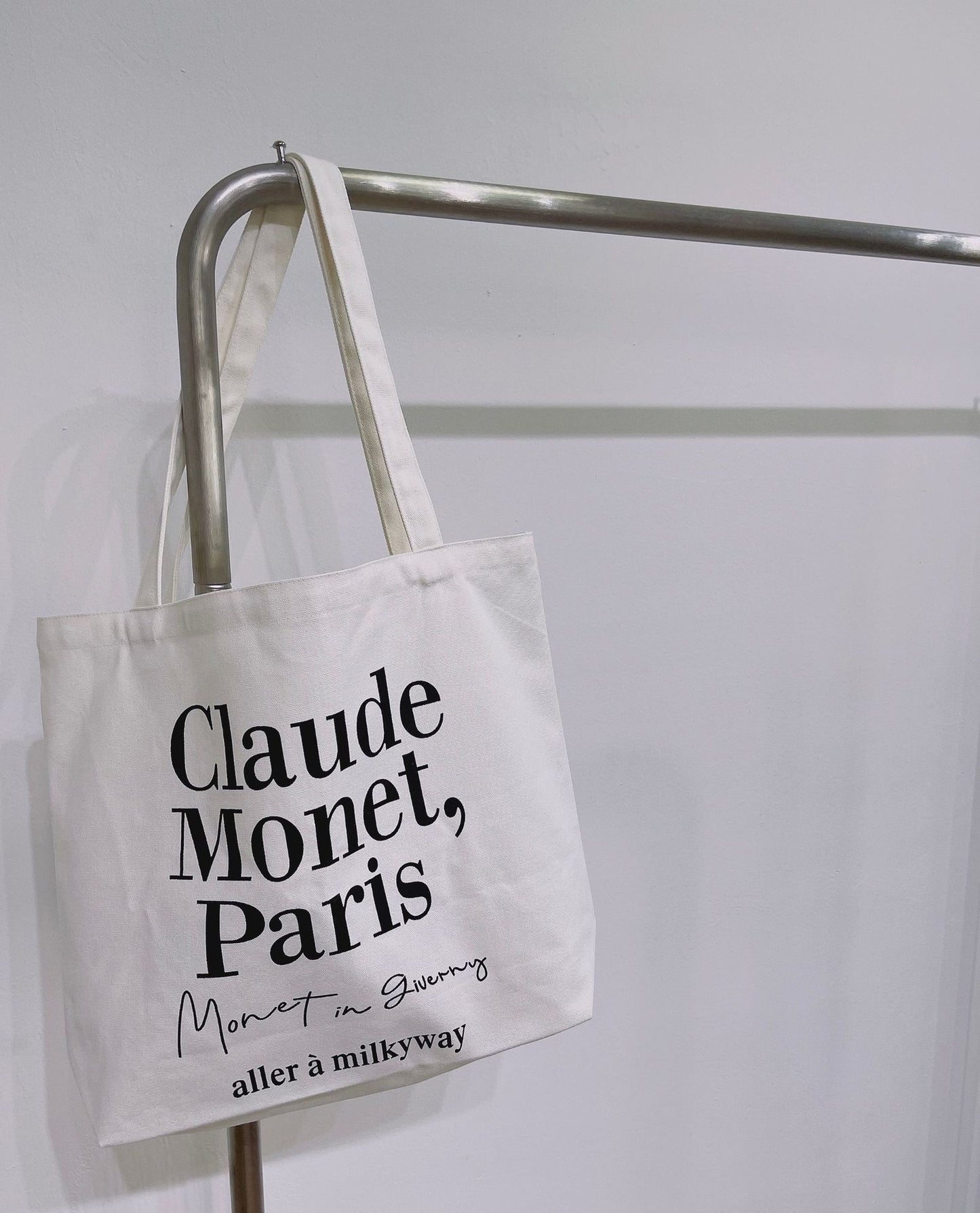 Simple Letter French Canvas Korean Style Shoulder Bags
