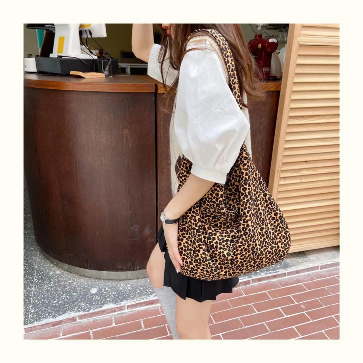 Print Idle Style Single Canvas Female Shoulder Bags