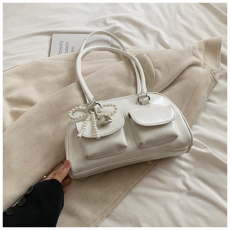 Women's Summer Design Material Fabric Fashion Trendy Shoulder Bags