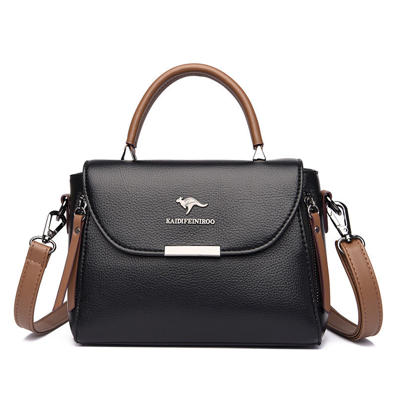 Women's Elegant Female Fashion Color Contrast Shoulder Bags