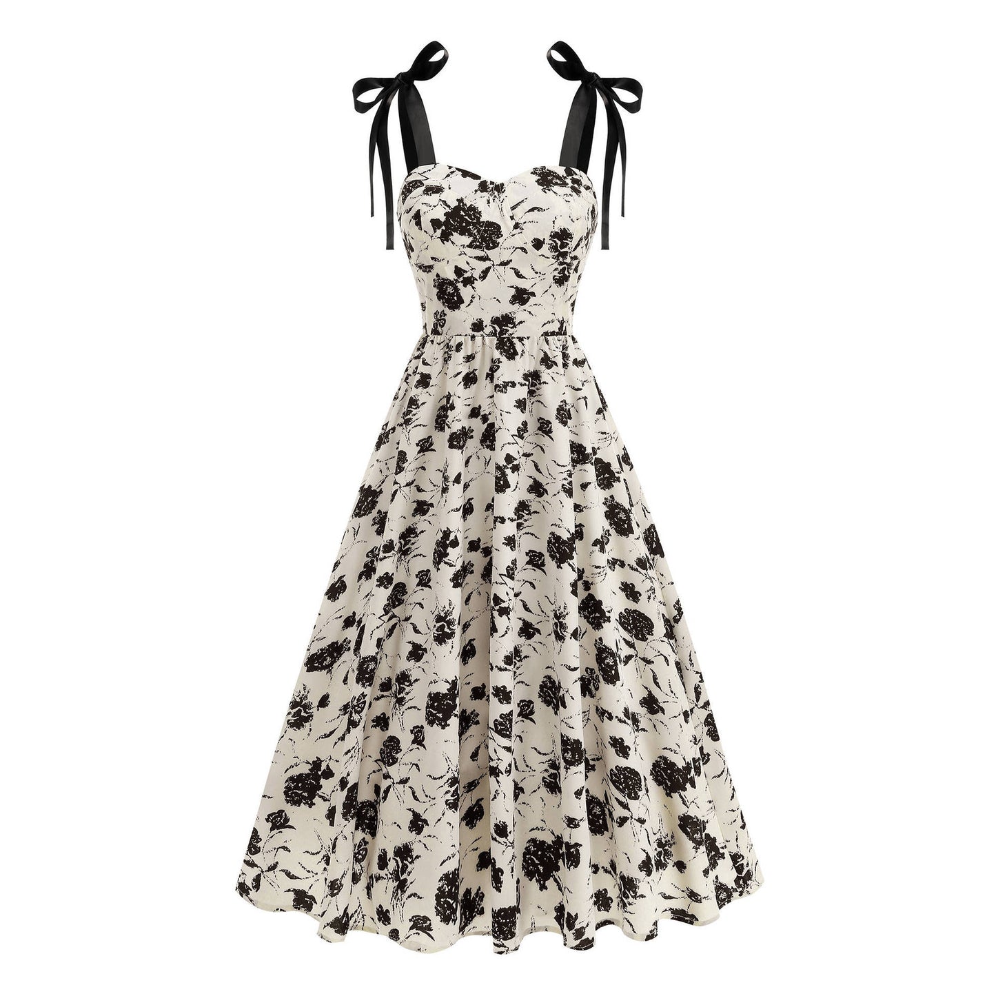 Dress Floral Printed Holiday Temperament Casual Dresses