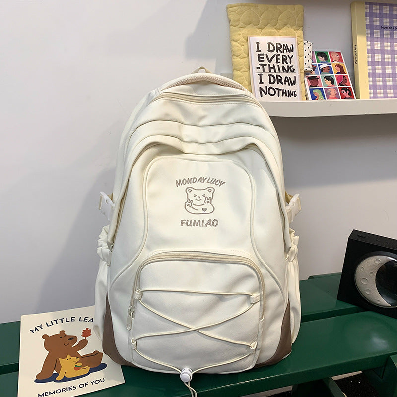 Slouchy Unique Lightweight Junior High Female Backpacks