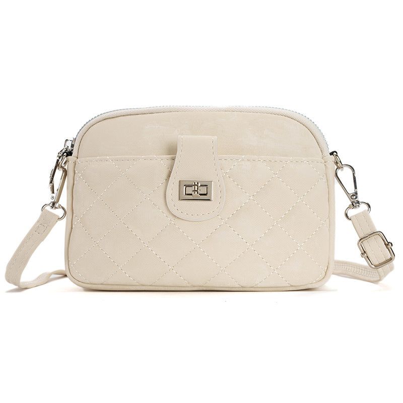 Women's Stylish Rhombus Mobile Classic Style Phone Bags