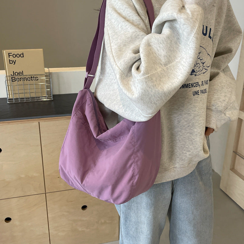 Color Waterproof Nylon Cloth Female For Crossbody Bags