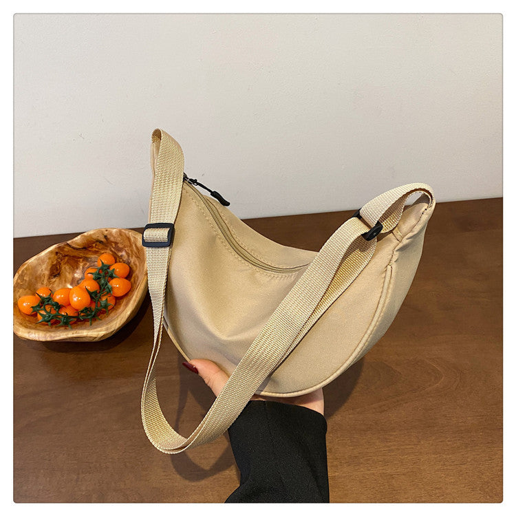 Women's Retro Trend Solid Color Lightweight Texture Bags