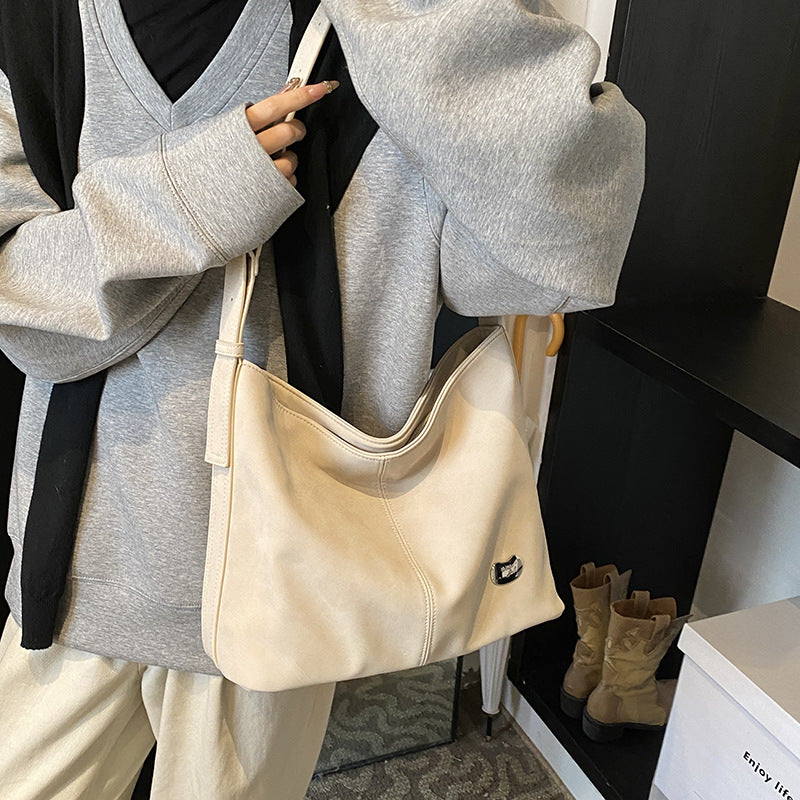 Women's Retro Large Capacity Loose Atmosphere Commuter Shoulder Bags
