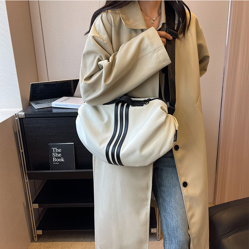 Women's Large Capacity Fashion Nylon Cloth Summer Leisure Short Distance Shoulder Bags
