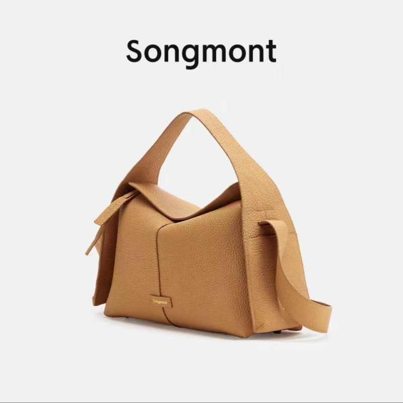 Women's Hanging Series Medium Roof Designer Model First Layer Crossbody Bags