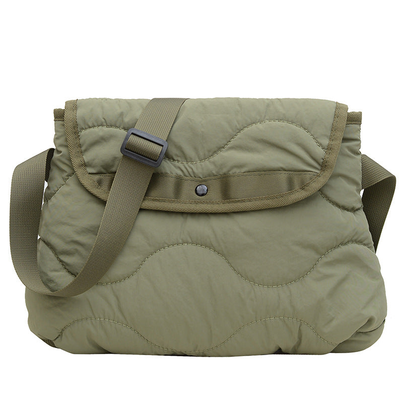 Women's Design Cotton Jacket Korean Nylon Fashionable Shoulder Bags
