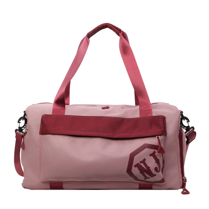 Women's Contrast Color Short-distance Portable Out Yoga Travel Bags